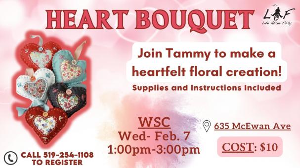 Craft Workshop - Heart Bouquet